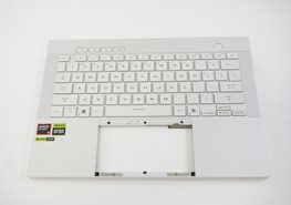 33NJTTAJN30 Asus US Palmrest Keyboard White GA403UM-G14.R9HX4