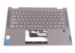 480.0MD08.0001 Lenovo US Palmrest Keyboard Graphite Gray 82HS00ESCC