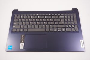 5CB1H92053 Lenovo US Palmrest Keyboard Abby Blues 82QD00HMUS IDEAPAD 1 15IAU7
