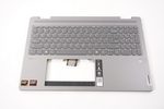 5CB1N96986 Lenovo US Palmrest Keyboard FP Arctic Gray 83DM YOGA 7 2-IN-1 16AHP9