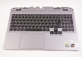 5CB1P43414 Lenovo US Palmrest Keyboard Luna Grey 83JC0001US LOQ 15ARP9