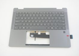 5CB1R61537 Lenovo US Palmrest Keyboard Luna Grey 83JQ Yoga 7 2-in-1 14ILL10