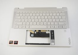 5CB1R83531 Lenovo US Palmrest Keyboard Seashell 83JR0001US YOGA 7 2-IN-1 14AKP10