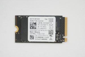 5SS1Q40713 Lenovo 1TB PCIe NVMe Gen4x4 M.2 2242 SSD Drive