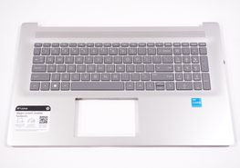 6070B1894807 Hp US Palmrest Keyboard Silver 17-CN3003DX