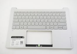6070B2551014 Hp US Palmrest Keyboard Glacier Silver D0VR2UA#ABA