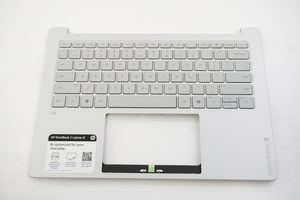 6070B2551014 Hp US Palmrest Keyboard Glacier Silver D0VR2UA#ABA