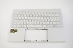 90NR0LW2-R31US0 Asus US Palmrest Keyboard Platinum White GA403UM-G14.R9HX4