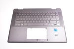 AM39C000410CAT2 Hp US Palmrest Keyboard Ash Dark Gray 16-F0023DX
