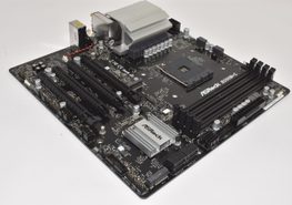 B550M-C AsRock Socket AM4 AMD B550  M.2 Desktop Motherboard NO IO Shield Plate