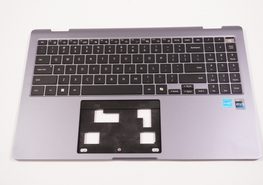 BA59-04778A Samsung Palmrest & Keyboard Tungsten Gray NP750QGK-KG3US
