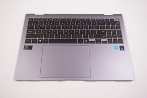BA61-05028C Samsung US Palmrest Keyboard Moonstone Gray NP960QGK-KG1US