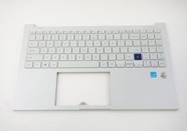 BA98-02130A Samsung US Palmrest Keyboard Aura Silver NP950XCJ-K01US