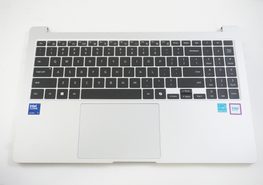 BA61-05475B Samsung US Palmrest Keyboard Silver NP750XHD-KB1US