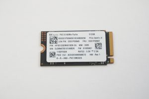 HFS512GEM4X182N  Hynix 512GB NVMe PCIe Gen4x4 2242 SSD Drive 83JT0000US YOGA 7 2-IN-1 16ILL10