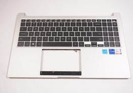 HQ2072173300 Samsung US Palmrest Keyboard Silver NP750XFH-XB1US