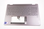 HQ207220BJ000 Lenovo US Palmrest Keyboard Storm  Grey 82YN 83DL