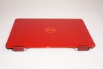 J00M5 Dell Lcd Back Cover Red With Hinges I3168-0027RED I3169-0011RED