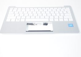 L44642-001 Hp US Palmrest Keyboard Snow White 11-AK1012DX 11-AK0035NR