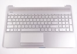 L52022-001 Hp US Palmrest Keyboard BL Silver 15-DW2057CL 15-DW2025CL 15-DW2638CL