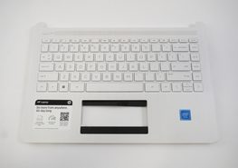 L61508-001 Hp US Palmrest Keyboard Snowflake White 14-DQ0052DX