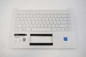L61508-001 Hp US Palmrest Keyboard Snowflake White 14-DQ0052DX