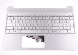 L63578-001 Hp US Palmrest Keyboard Silver 15-DY2093DX 15-DY1024WM