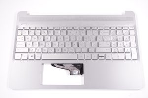 L63578-001 Hp US Palmrest Keyboard Silver 15-DY2093DX 15-DY1024WM