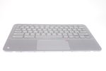 L92214-001 Hp Grey US Palmrest Keyboard CHROMEBOOK X360 11 G3 EE