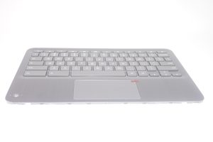 L92214-001 Hp Grey US Palmrest Keyboard CHROMEBOOK X360 11 G3 EE