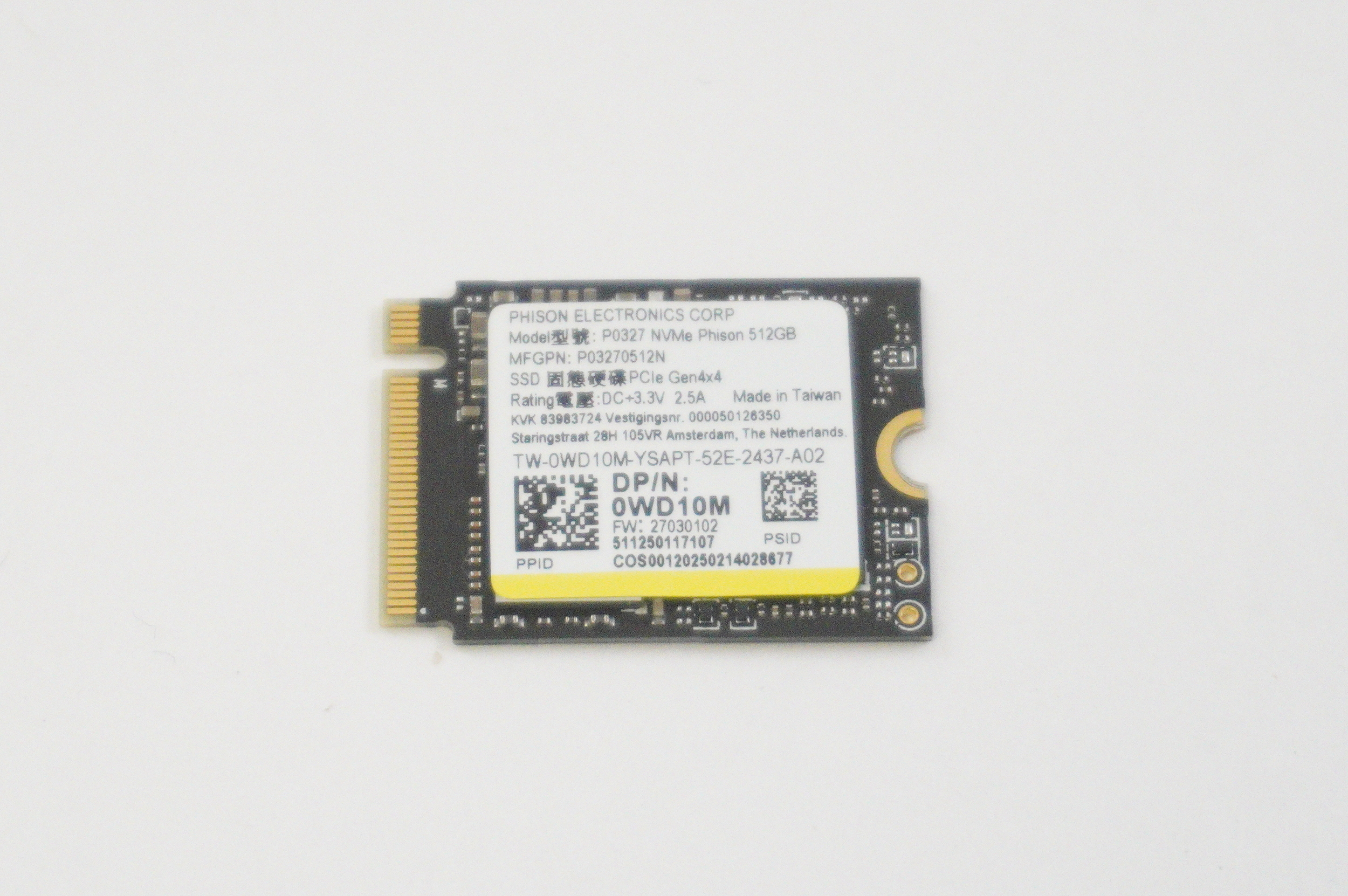 i*5様 Phison 512GB M.2 SSD ESO512GYLCT-EP Phison E8 512GB M.2 NVMe PCIe SSD Preview