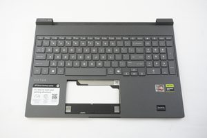 P23217-001 Hp US Palmrest Keyboard Mica Silver 15-FB3093DX