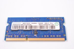 RMT3170MN68F9F-1600 Ramaxel 4gb Pc3-12800 Ddr3-1600mhz So-Dimm