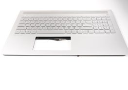 TFQ37G76TP103AKD411 Hp US Palmrest Keyboard BL SILVER 15-CC508TU