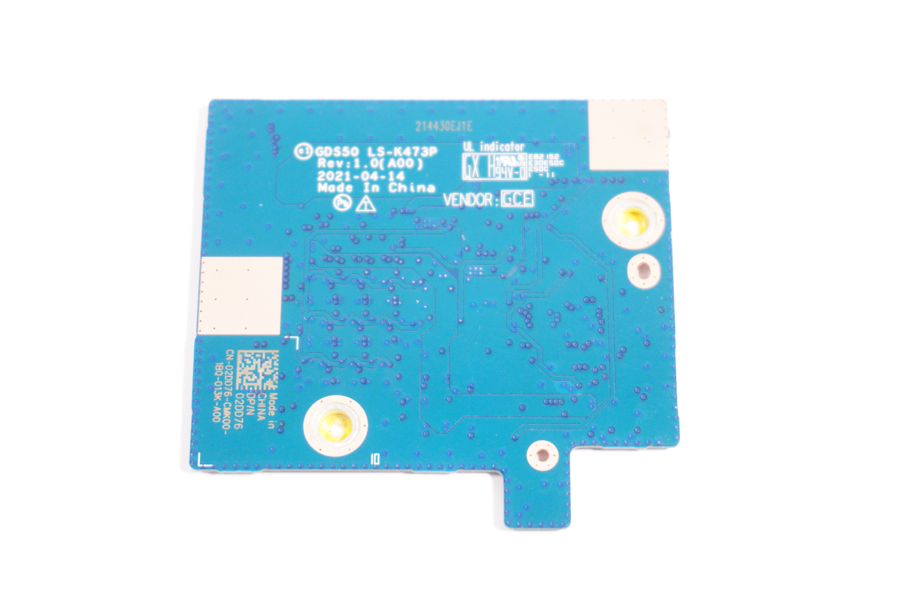 2DD76 Alienware MCU Board AWX15R1-7958WHT-PUS