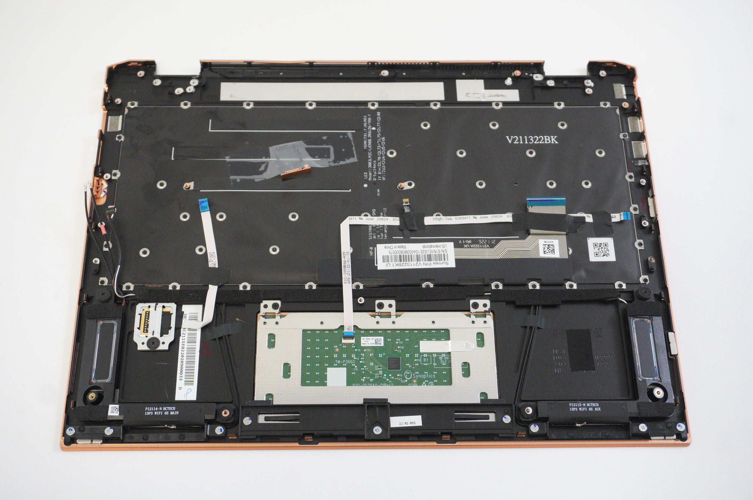 3073P3C211 MSI US Palmrest Keyboard E13FLIPEVO A12MT-026US
