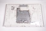 3MN1FRCTP40 Hp LCD Back Cover With ANT Dual SHW (White) 27-CR0080