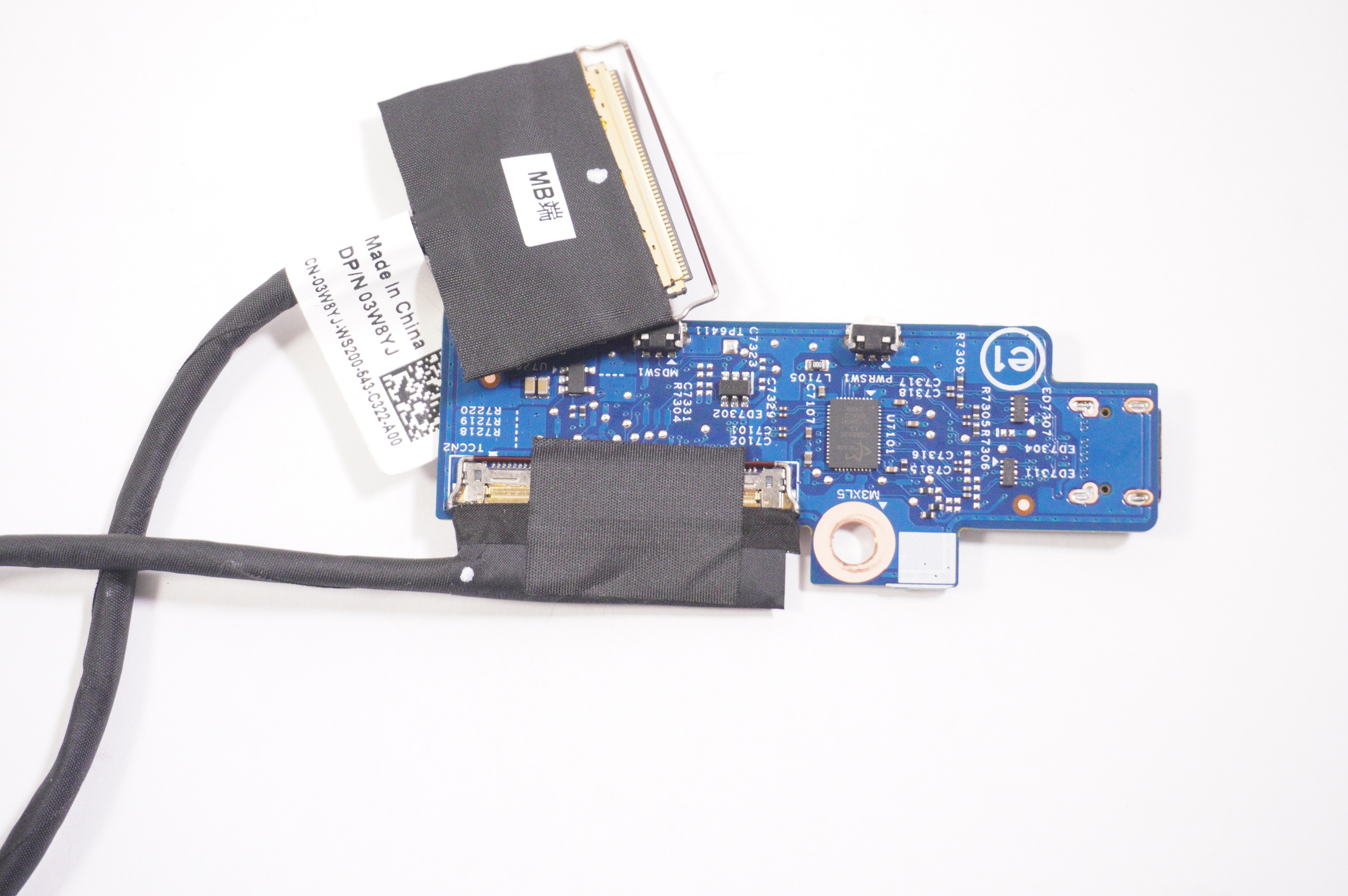 4DM5X Dell USB C Input Output Board DEC27250-7192WHT-PUS