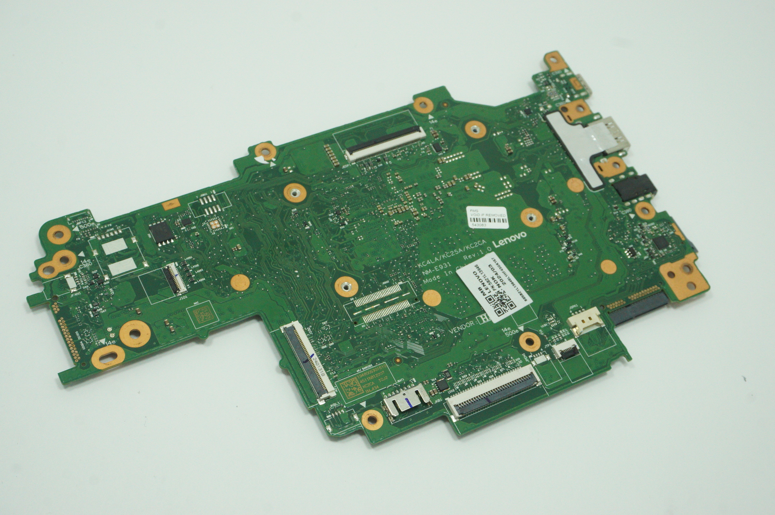 5B21S76128 Lenovo Intel NOK N100 4GB 64GB eMMC Motherboard 82XH IP FLEX 3 CHROME 12IAN8