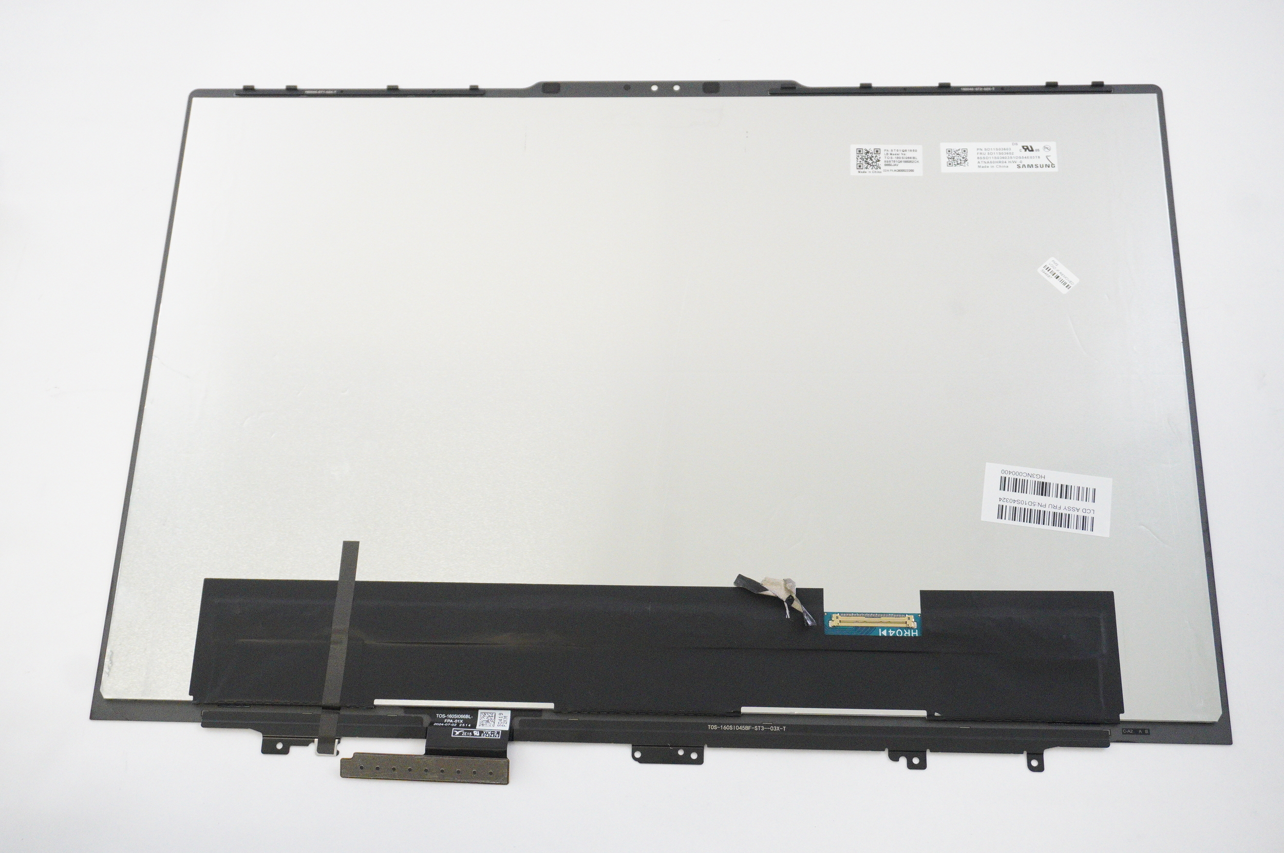 5D10S40324 Lenovo 16 Inch 2880 x 1800 Luna Grey Touchscreen Screen 83L00008US YOGA PRO 9 16IAH10