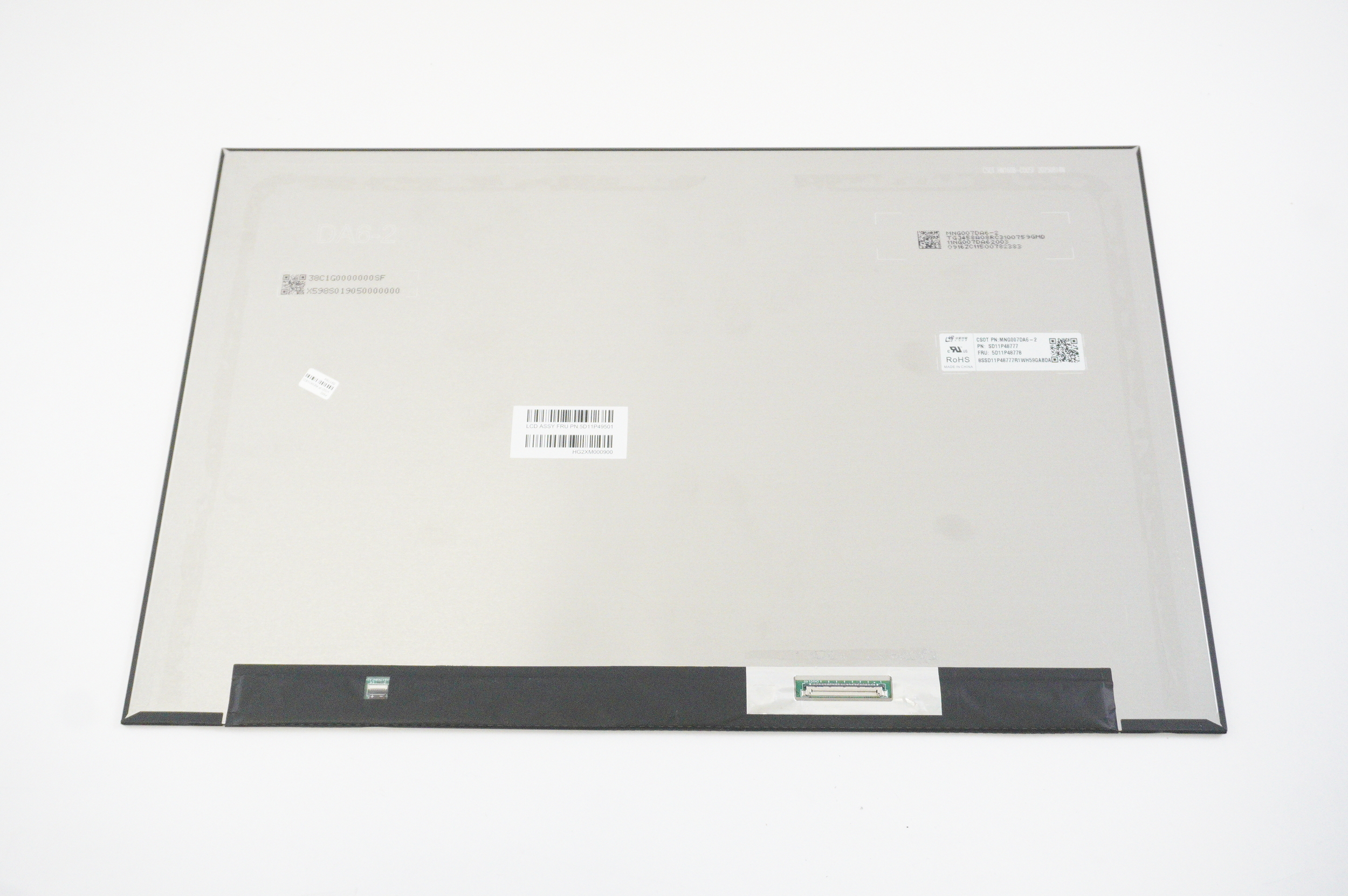 5D11P36172 Lenovo LCD Module,16″,WQXGA,Touch,Anti-Glare,IPS,500nit,100%DCI-P3 83DFX007US