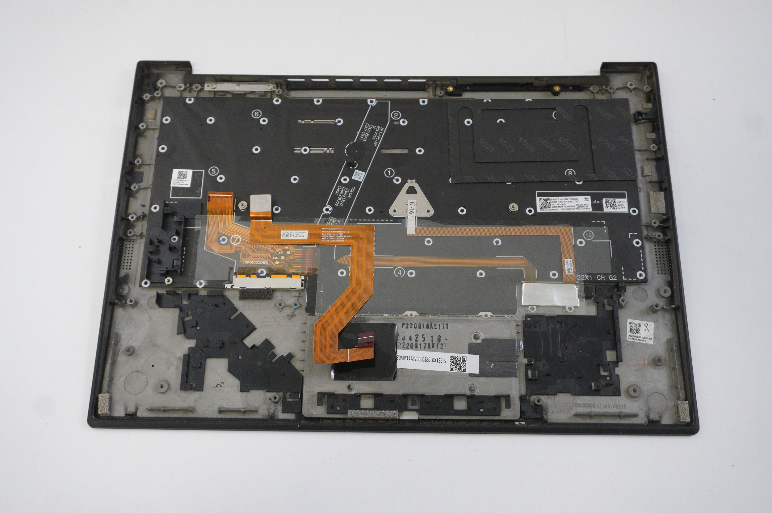 5M11K07681 Lenovo US Palmrest Keyboard Black 21CB000FUS X1 CARBON 10TH GEN THINKPAD