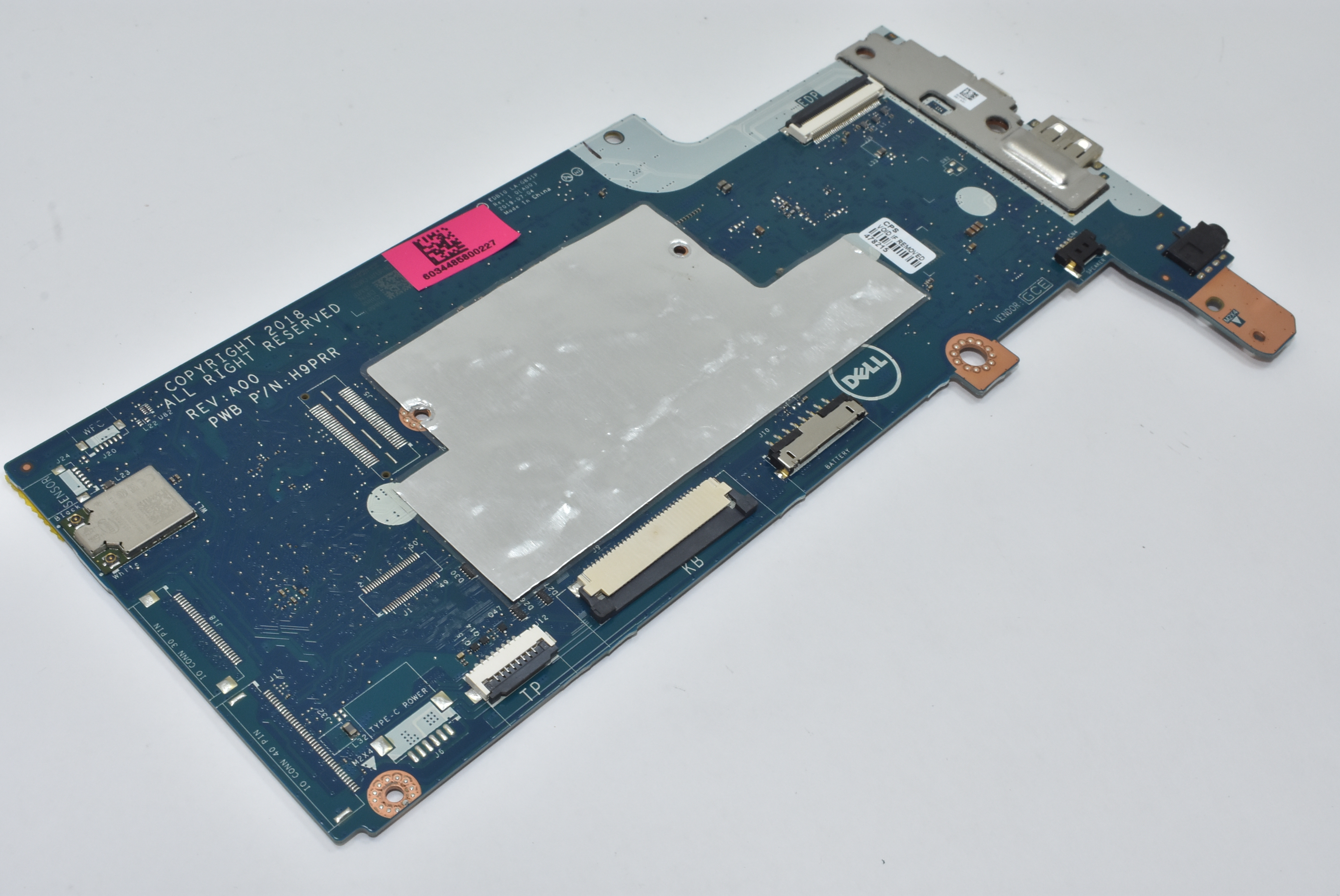 83JTF Dell Intel Celeron N4020 1.1Ghz 4GB 16GB Motherboard CHROMEBOOK 3100