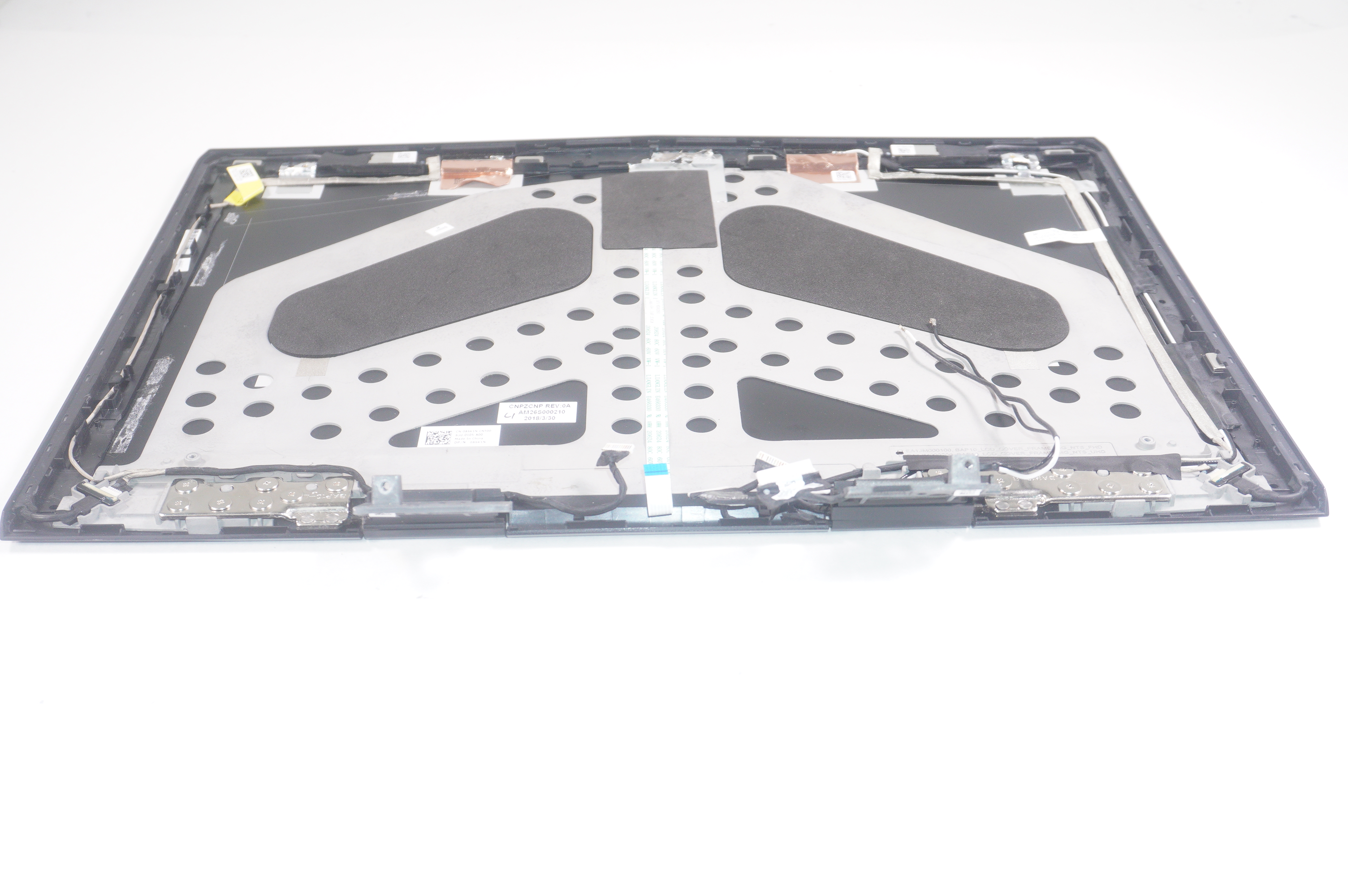 86K1N Dell LCD Back Cover Black With Hinges ALIENWARE 15 R4