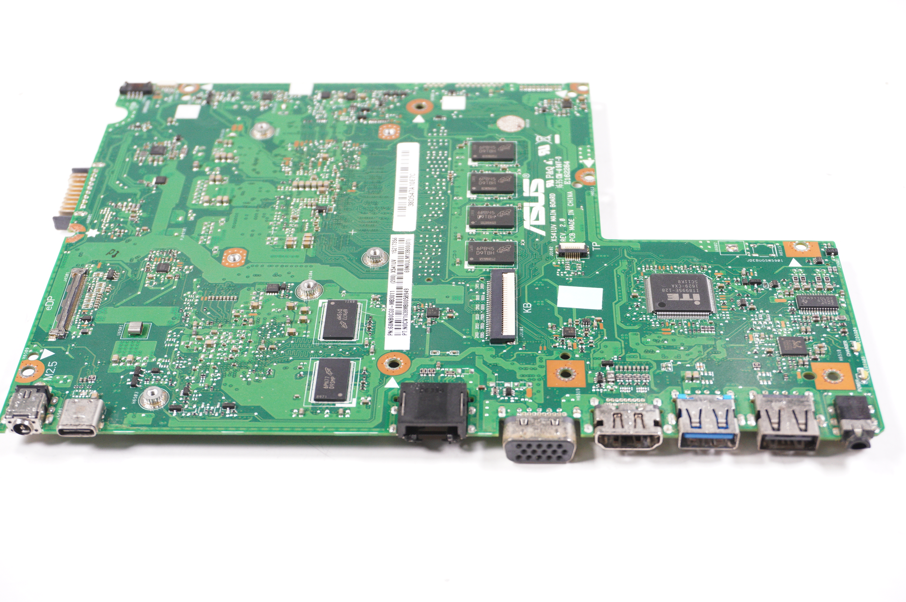90NB0CG0-R03000 Asus Intel Core i7-6500u 8GB Motherboard X541UV-BH71-CB