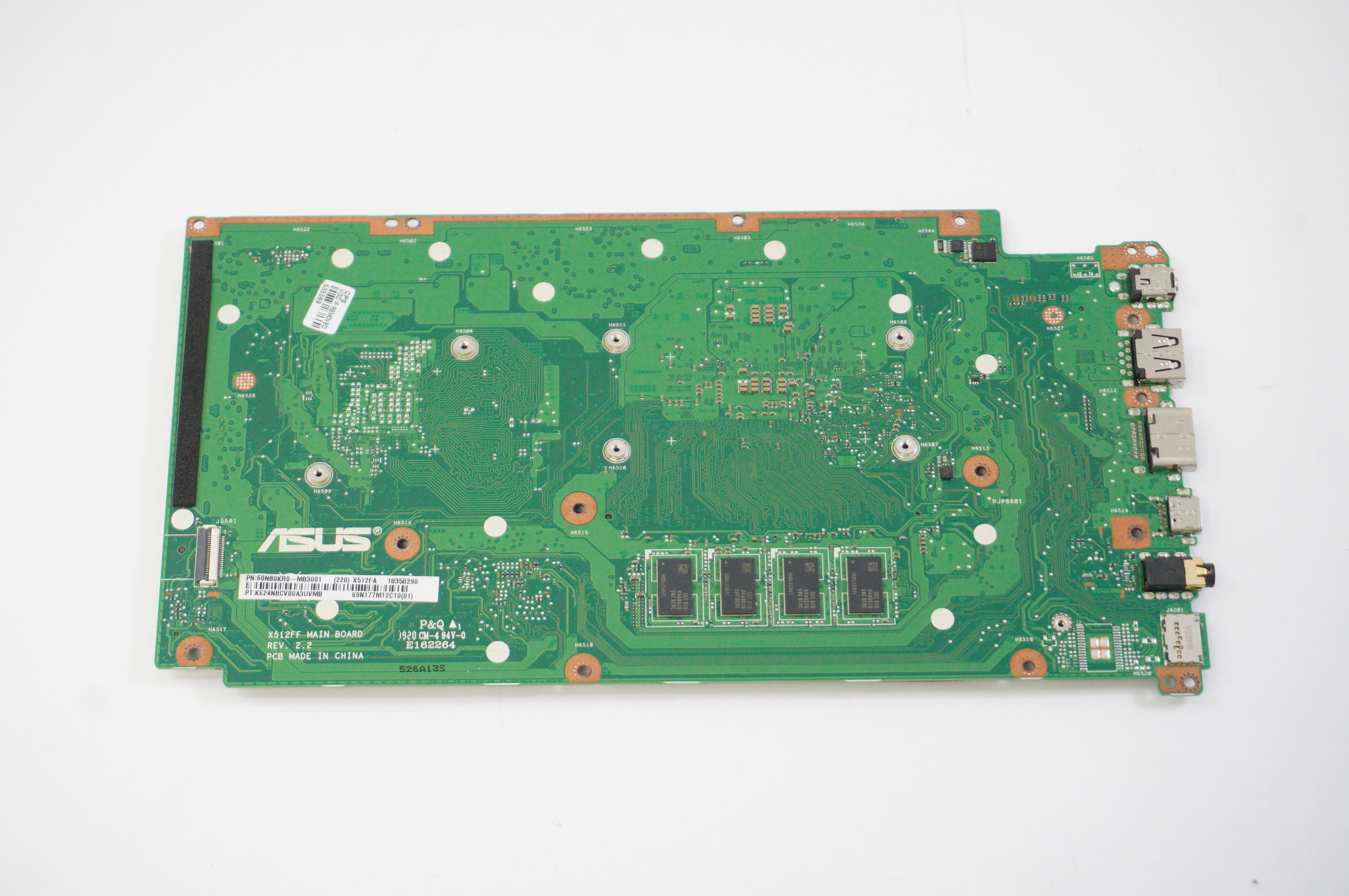 90NB0KR0-R00012 Asus Intel i5-8265U 4GB Motherboard X512FA