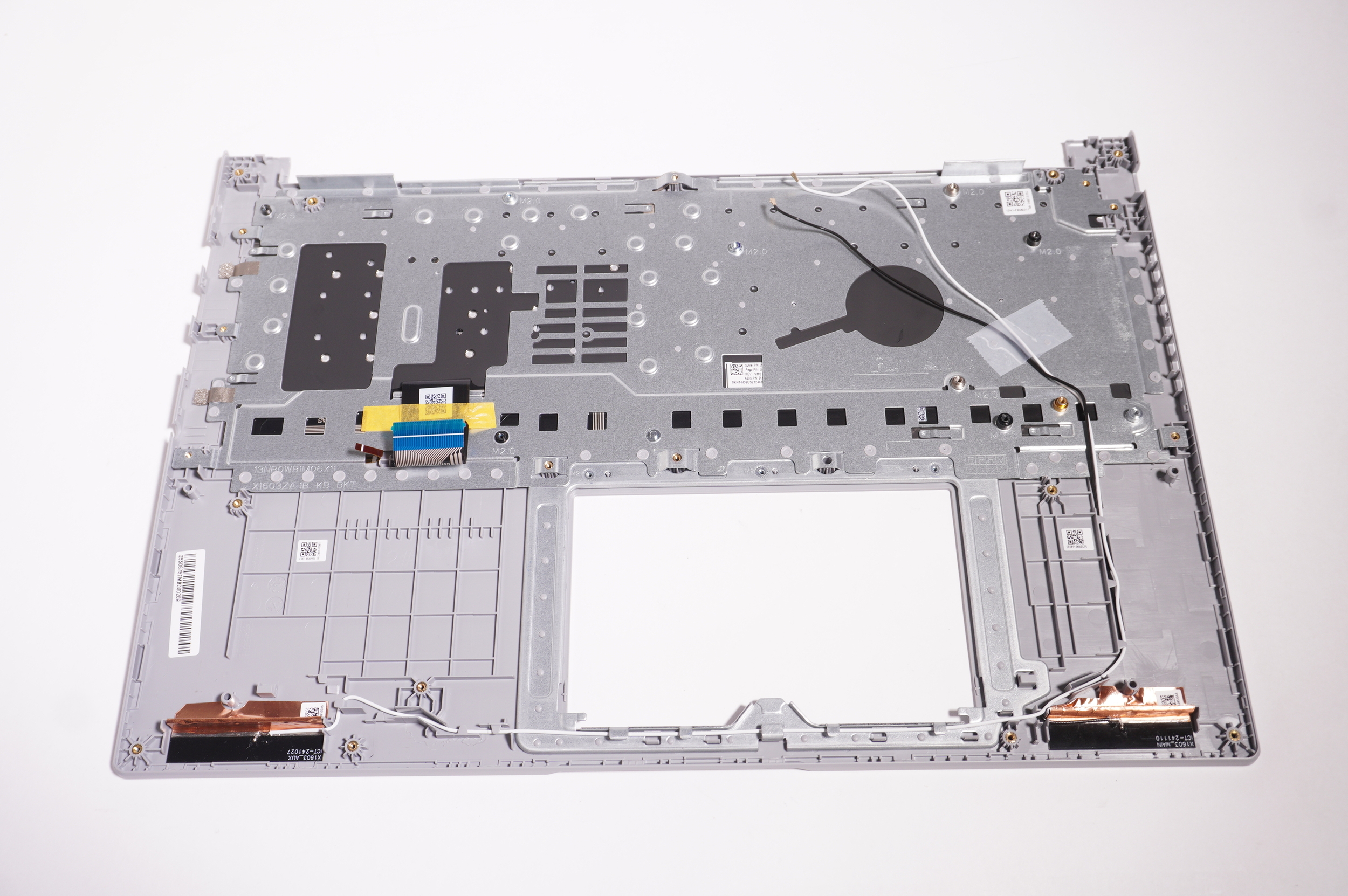 90NB10N3-R30US0 Asus US Palmrest Keyboard Cool Silver F1605VA-BS74