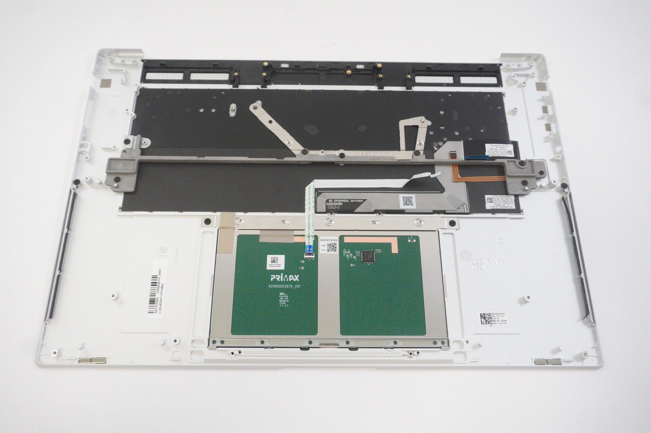 90NB13M2-R31US1 Asus US Palmrest Keyboard Scandinavian White UM5606WA-S16.R3651TB