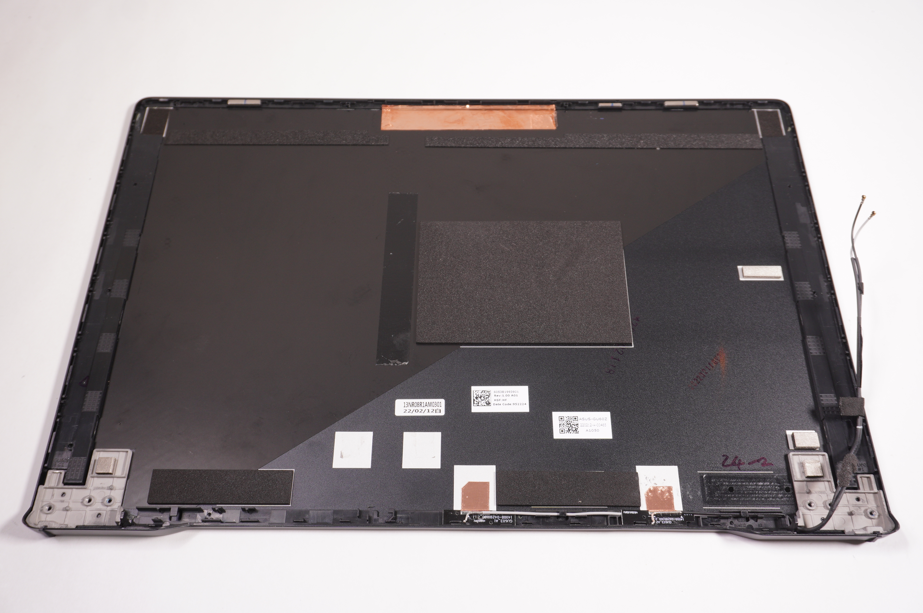 90NR08R1-R7A010 Asus Back LCD Cover Off Black GU603ZM-M16.I73060 GU603ZW-M16