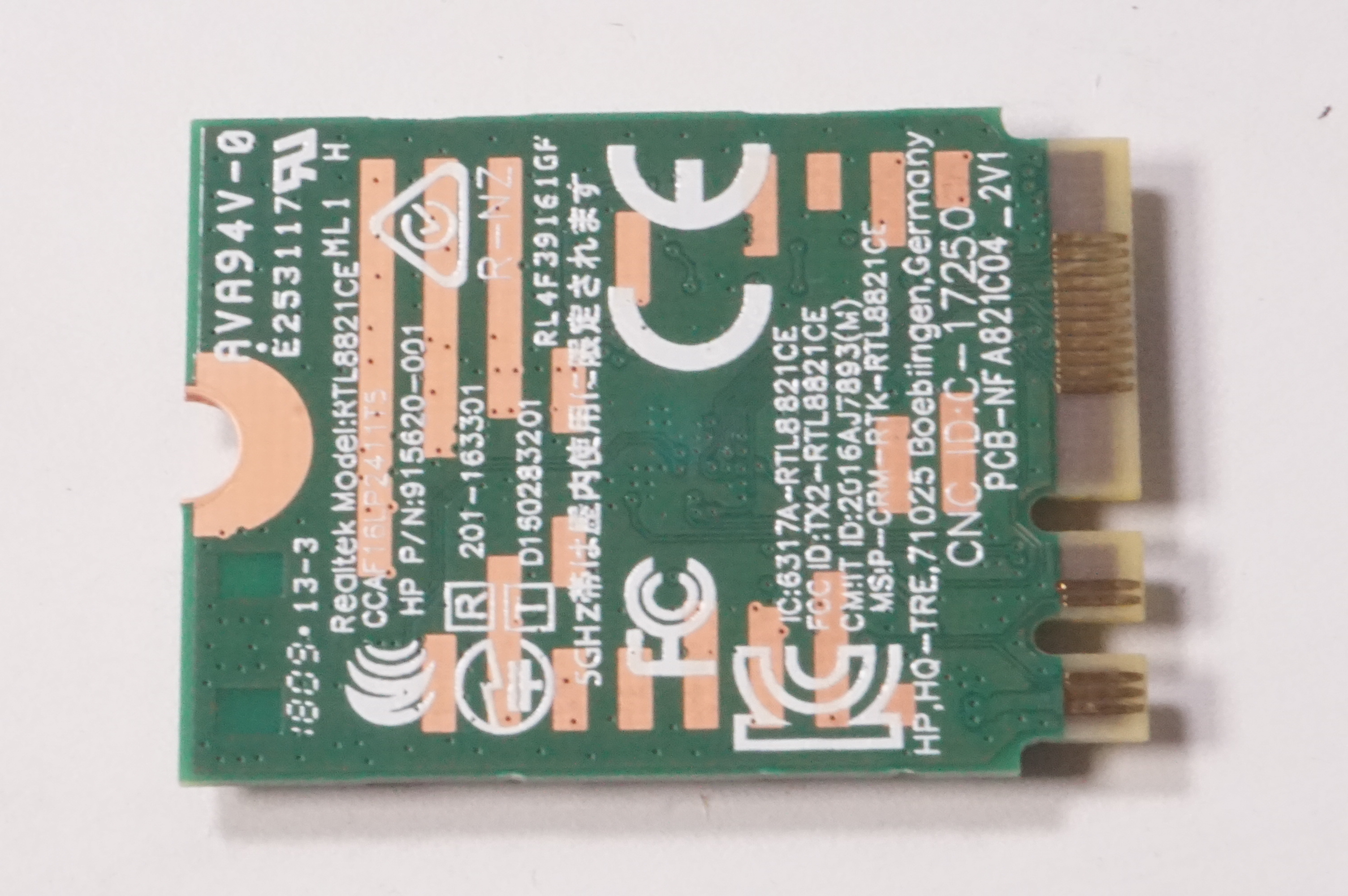 915620-001 Hp Wireless Card 14-DA0011DX 24-F0014 595-P0084